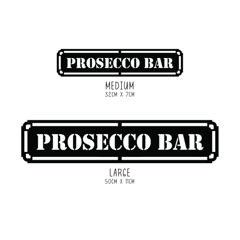 Prosecco Bar - Black